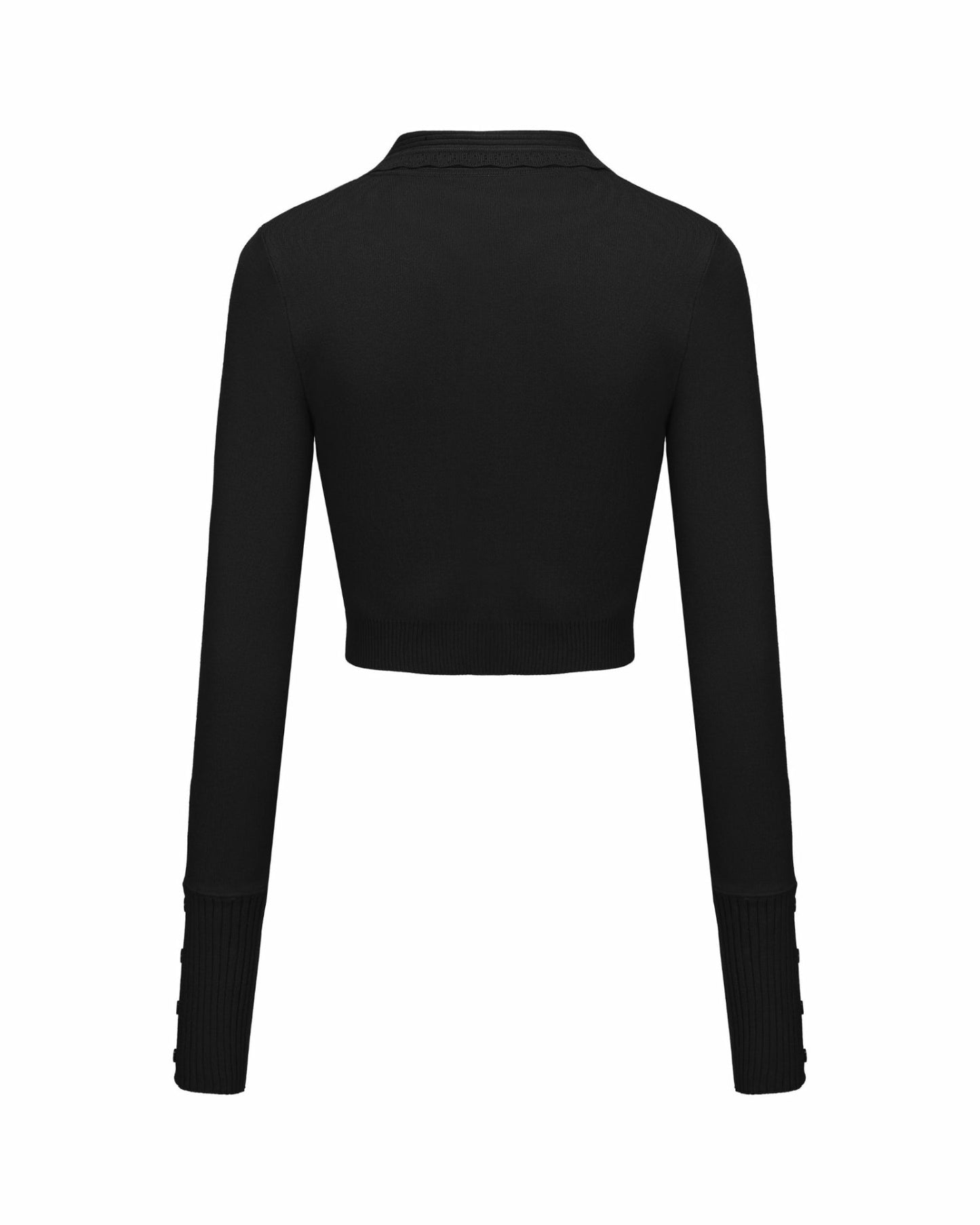 Nana Jacqueline Jenna Cardigan: Black Knit Cardigan for Brunch Black