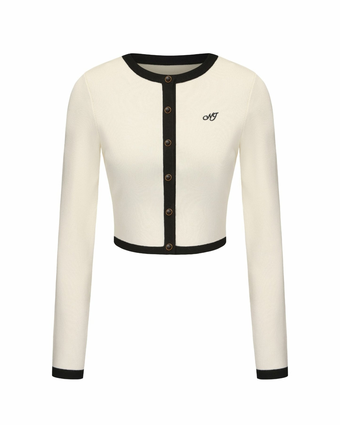 Nana Jacqueline Eliza Knit Cardigan: White Cardigan for Country Club Brunch White