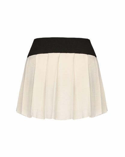 Nana Jacqueline Hazel Skirt: White Skirt for Tennis Club Outfit White