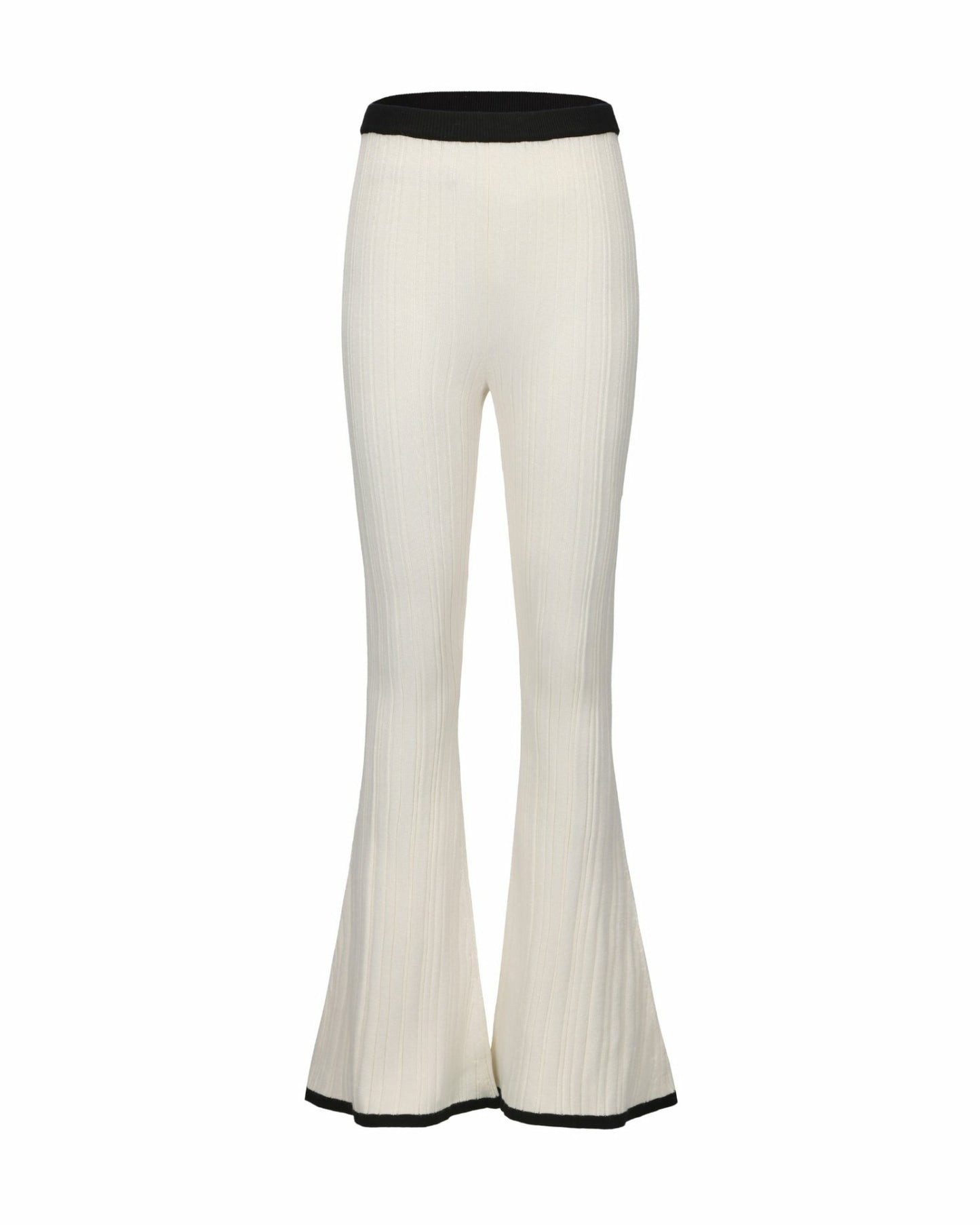 Nana Jacqueline Eliza Pants: White Knit Pants for Country Club Brunch White