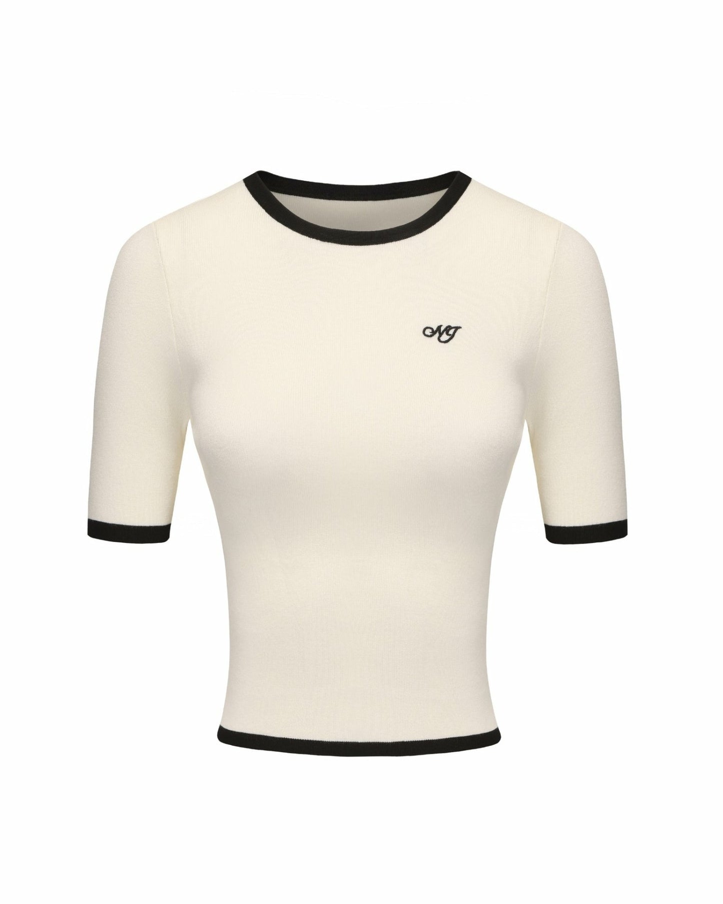 Nana Jacqueline Luna Top: White Knit Top for Country Club Brunch White