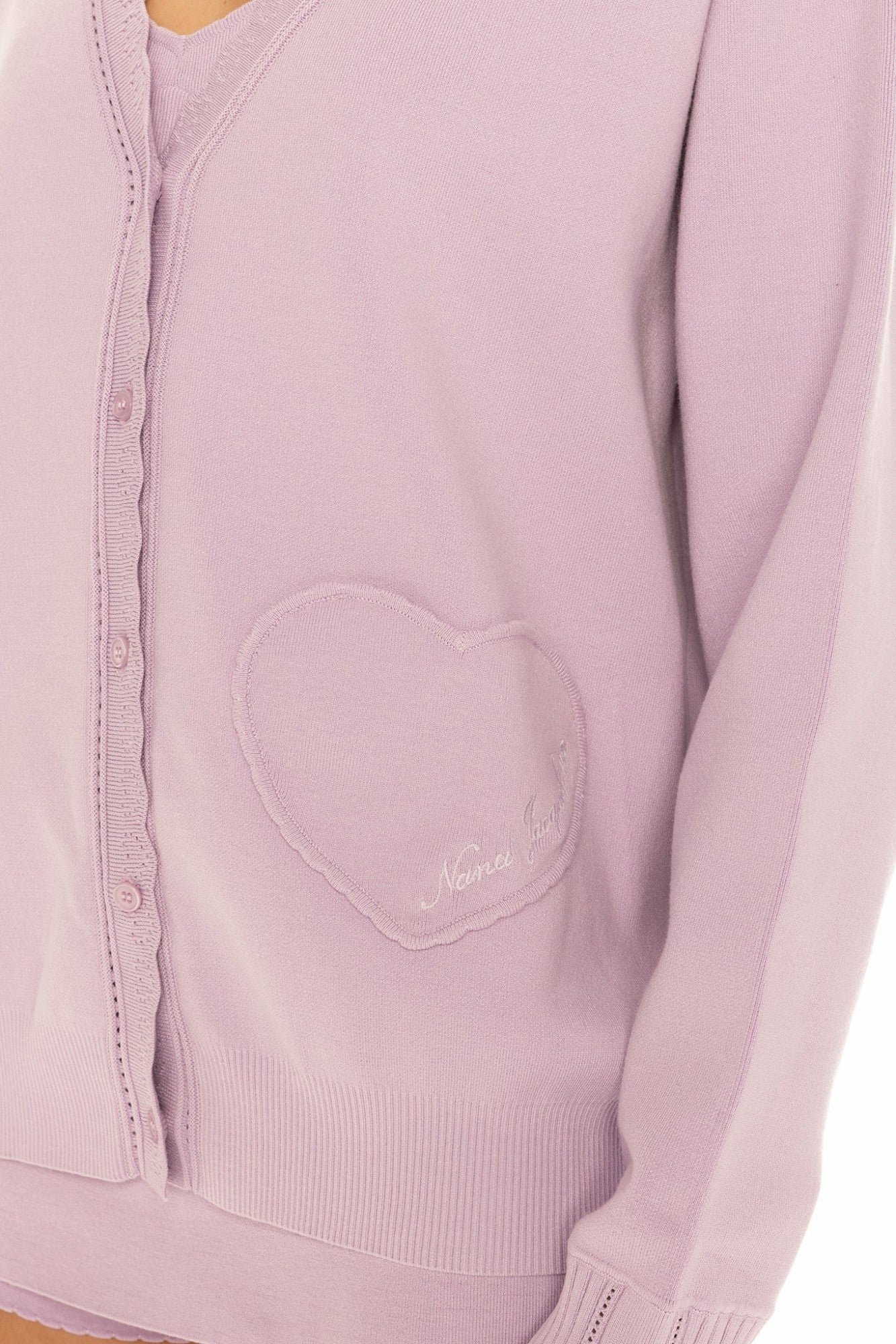 Nana Jacqueline Carrie Cardigan: Purple Cardigan for Resort Brunch Purple