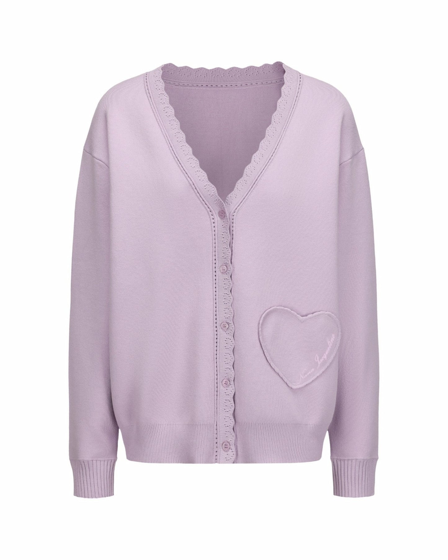 Nana Jacqueline Carrie Cardigan: Purple Cardigan for Resort Brunch Purple