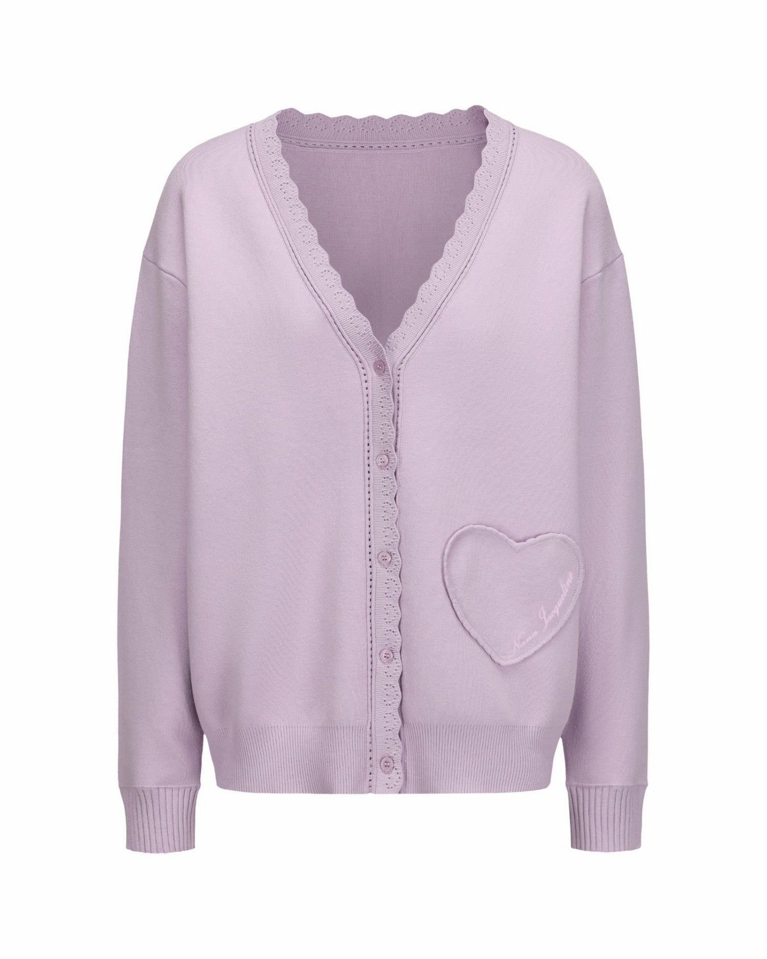 Nana Jacqueline Carrie Cardigan: Purple Cardigan for Resort Brunch Purple