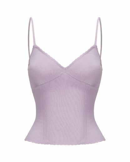 Nana Jacqueline Carrie Top: Purple Knit Top for Brunch Purple