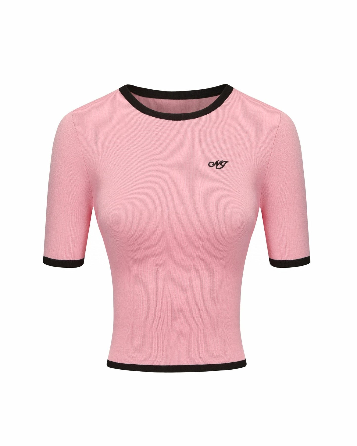 Nana Jacqueline Luna Top: Pink Knit Top for Brunch Pink
