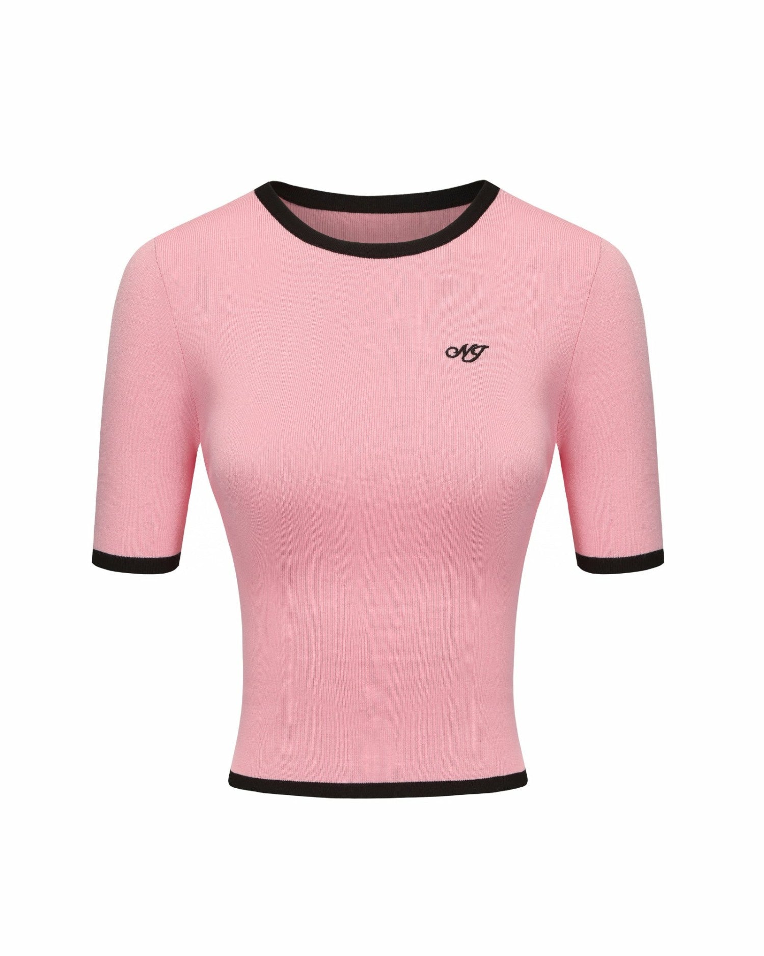 Nana Jacqueline Luna Top: Pink Knit Top for Brunch Pink