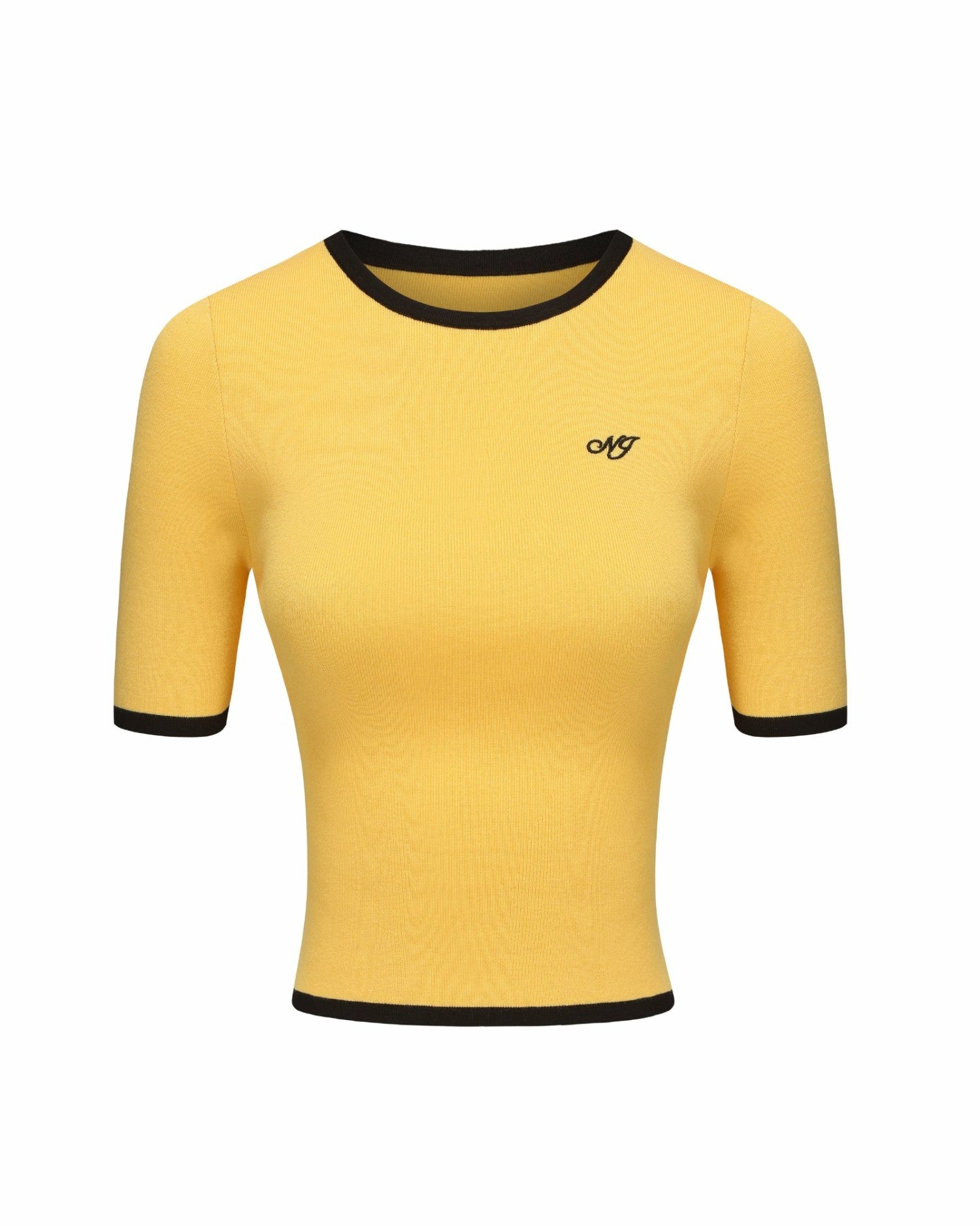 Nana Jacqueline Luna Top: Yellow Knit Top for Country Club Brunch Yellow