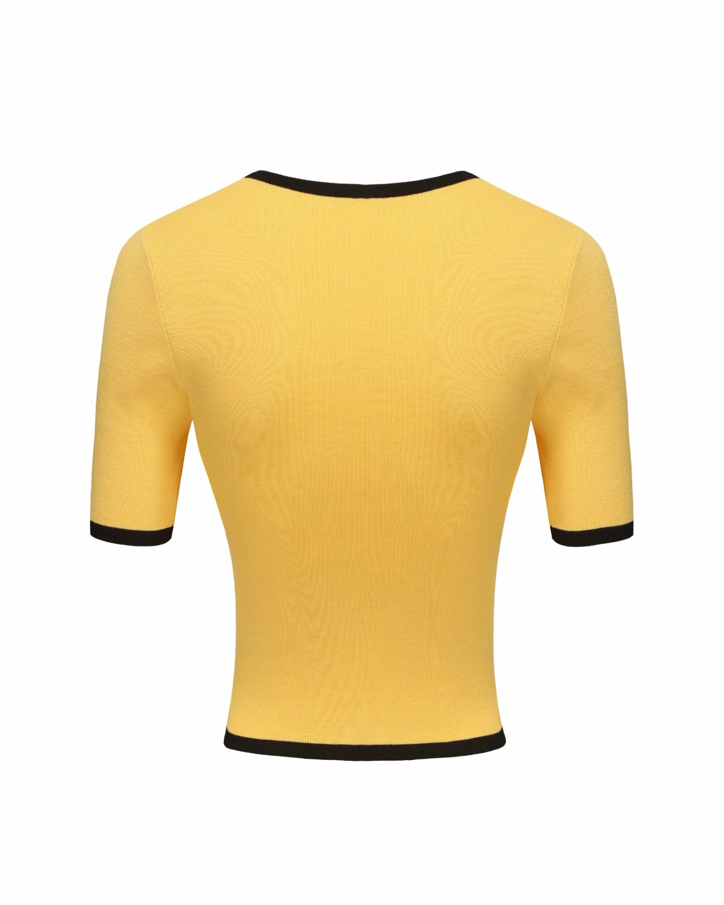 Nana Jacqueline Luna Top: Yellow Knit Top for Country Club Brunch Yellow