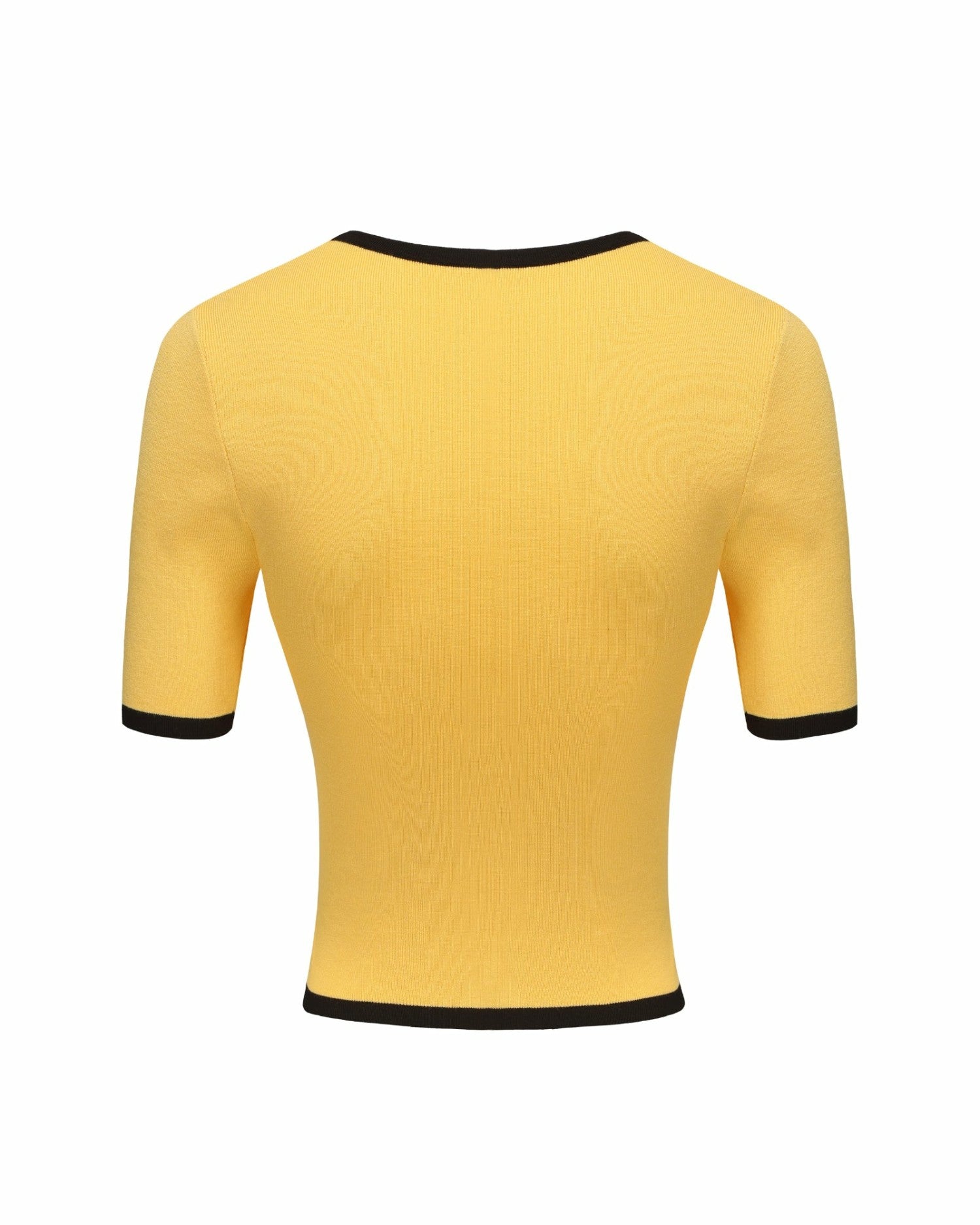 Nana Jacqueline Luna Top: Yellow Knit Top for Country Club Brunch Yellow
