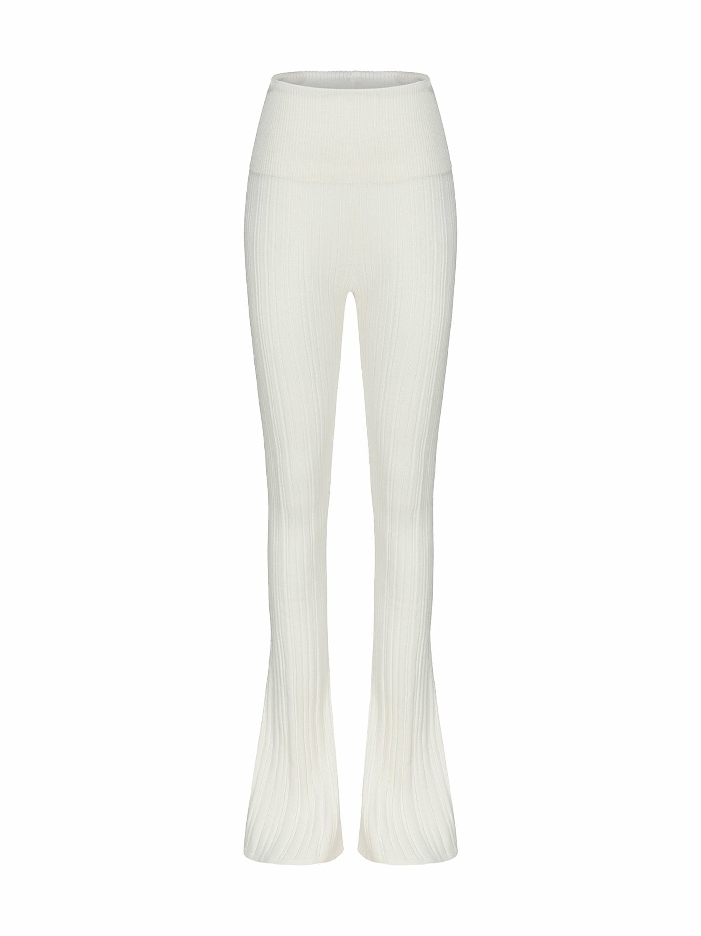 Nana Jacqueline Janelle Knit Pants: White Knit Pants for Resort Brunch White