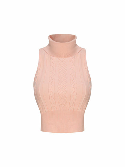 Nana Jacqueline Janelle Knit Top: Peach Knit Top for Resort Brunch Peach