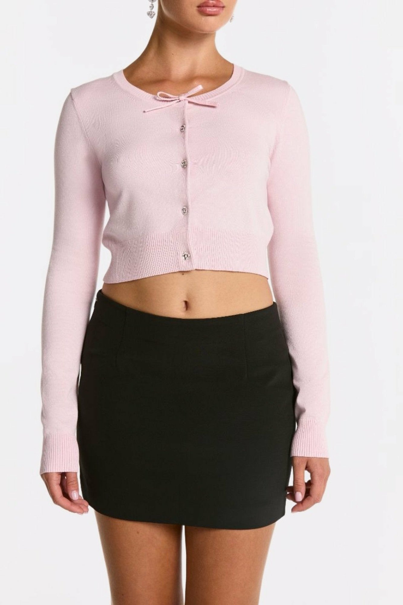 Nana Jacqueline Audrina Cardigan: Pink Cardigan for Brunch Pink