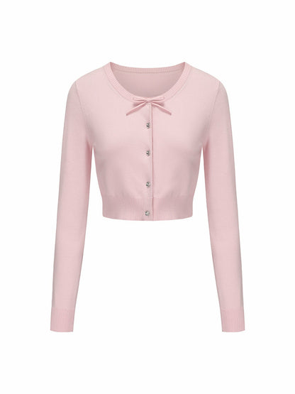 Nana Jacqueline Audrina Cardigan: Pink Cardigan for Brunch Pink