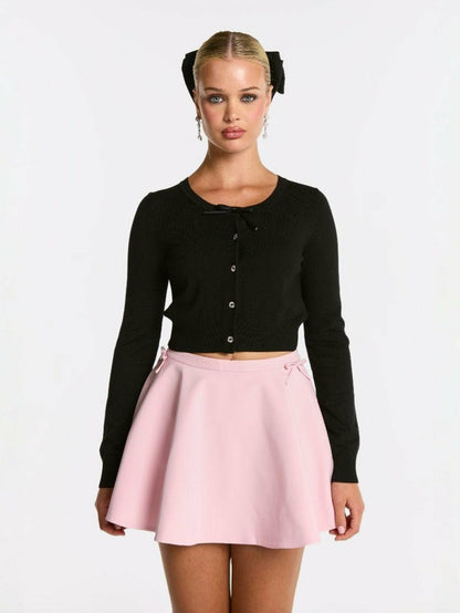 Nana Jacqueline Audrina Cardigan: Black Cardigan for Brunch Black