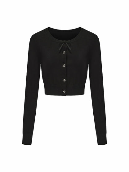 Nana Jacqueline Audrina Cardigan: Black Cardigan for Brunch Black