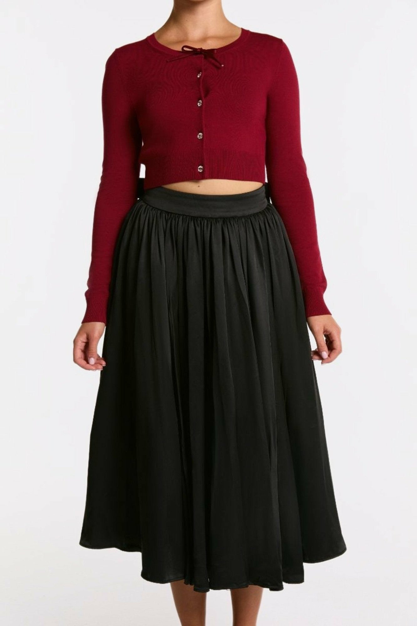 Nana Jacqueline Audrina Cardigan: Red Cardigan for Brunch Red