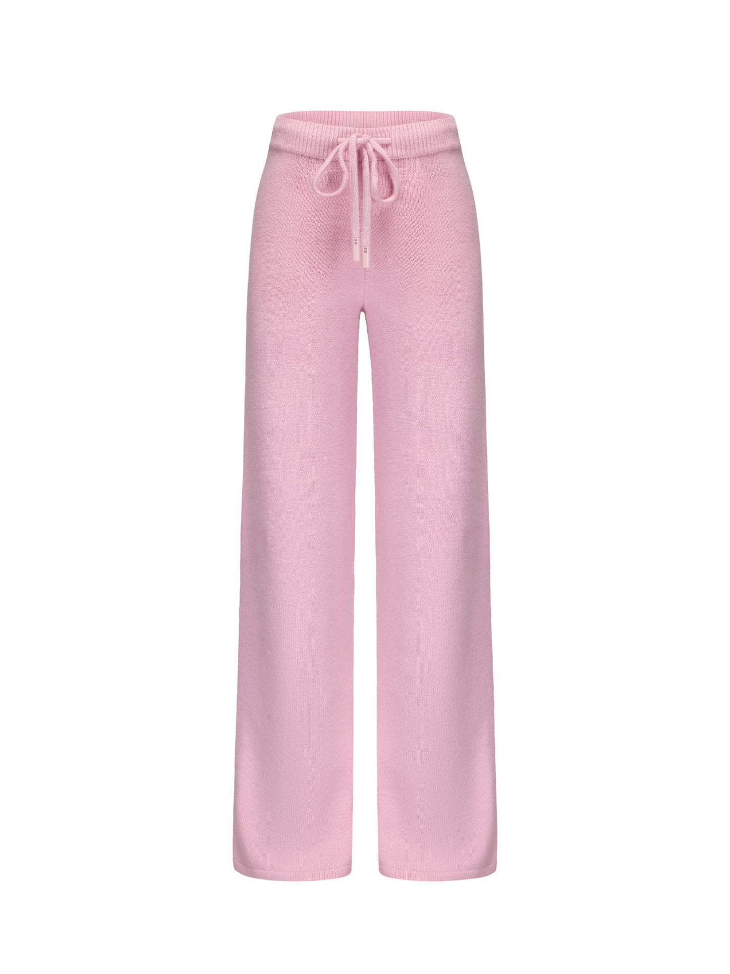 Nana Jacqueline Addison Pants: Pink Knit Pants for Resort Brunch Pink