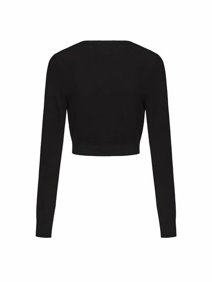Nana Jacqueline Ashley Cardigan: Black Cardigan for Brunch Black