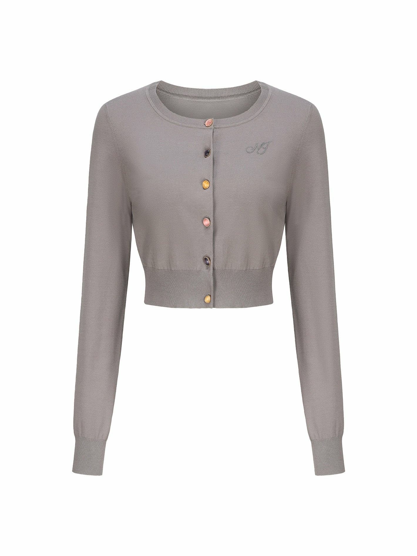 Nana Jacqueline Ashley Cardigan: Grey Cardigan for Brunch Grey