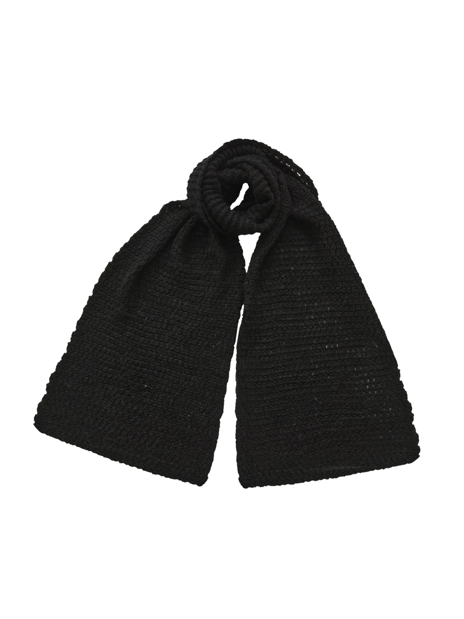 Nana Jacqueline Alexis Cardigan + Scarf Set: Black Knit Set for Luxury Leisure Black