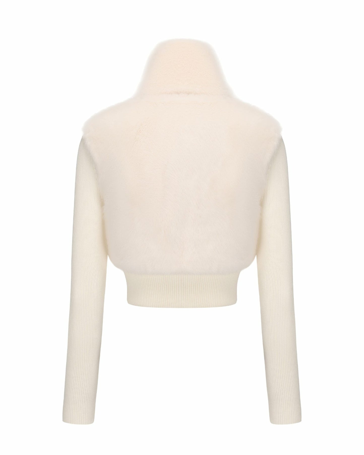 Nana Jacqueline Hailey Knit Jacket: White Knit Jacket for Resort Brunch White