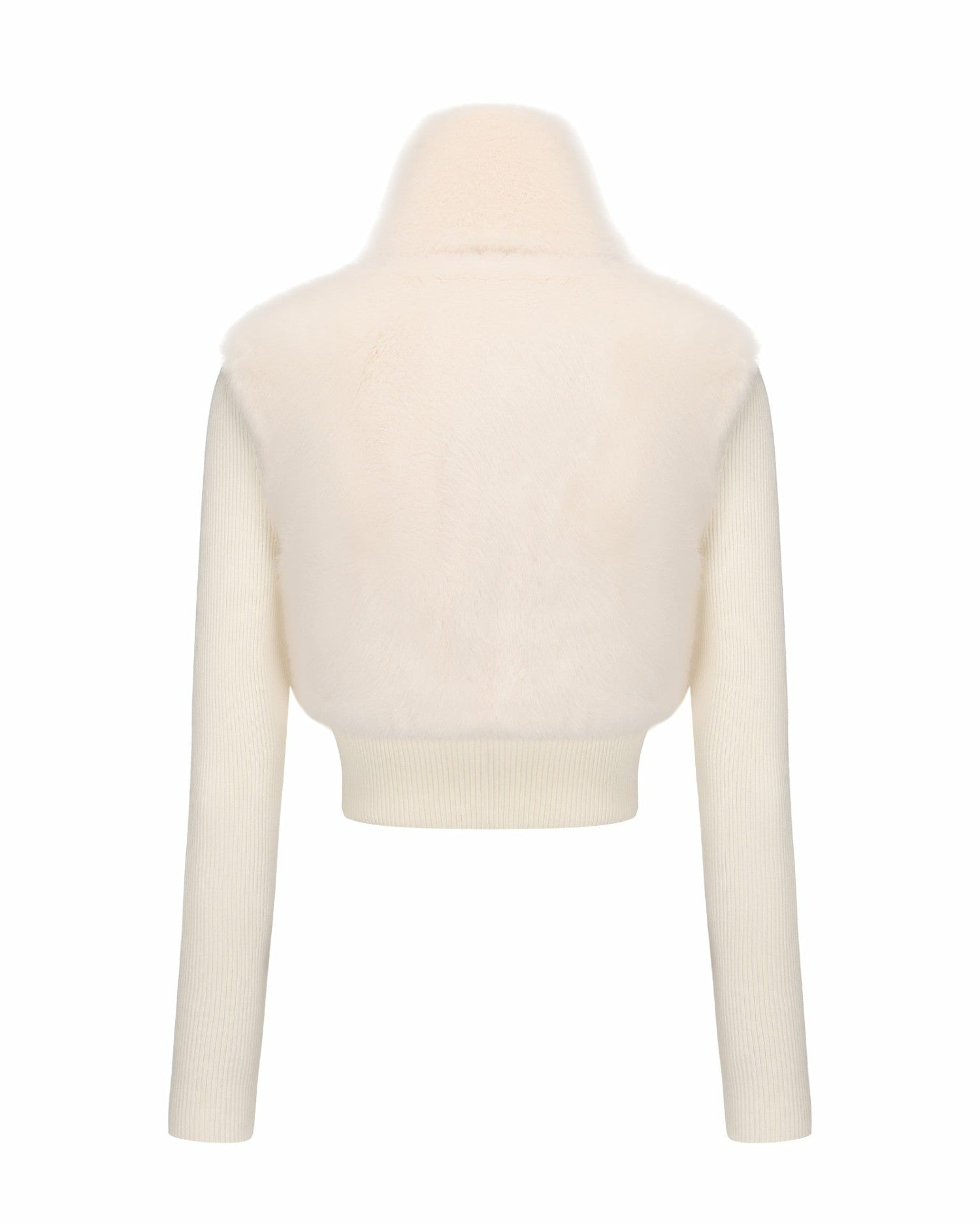 Nana Jacqueline Hailey Knit Jacket: White Knit Jacket for Resort Brunch White