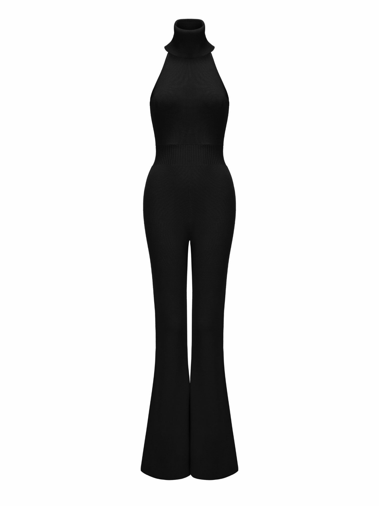 Nana Jacqueline Gwen Jumpsuit: Black Jumpsuit for Cocktail Party Black