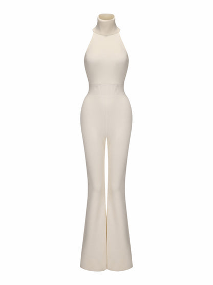 Nana Jacqueline Gwen Jumpsuit: White Jumpsuit for Engagement Party White