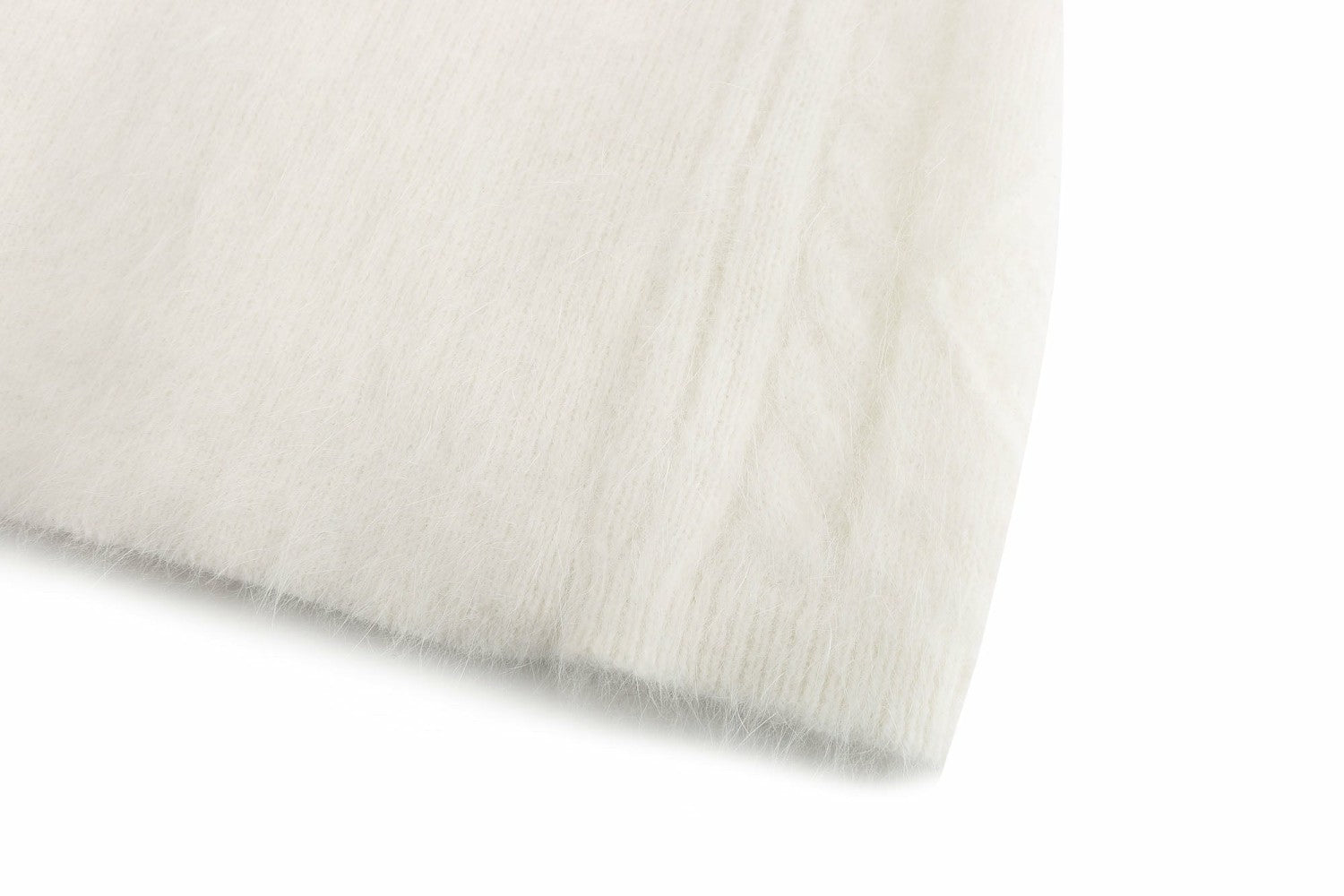 Nana Jacqueline Bianca Knit Cardigan: White Knit Cardigan for Resort Outfit White