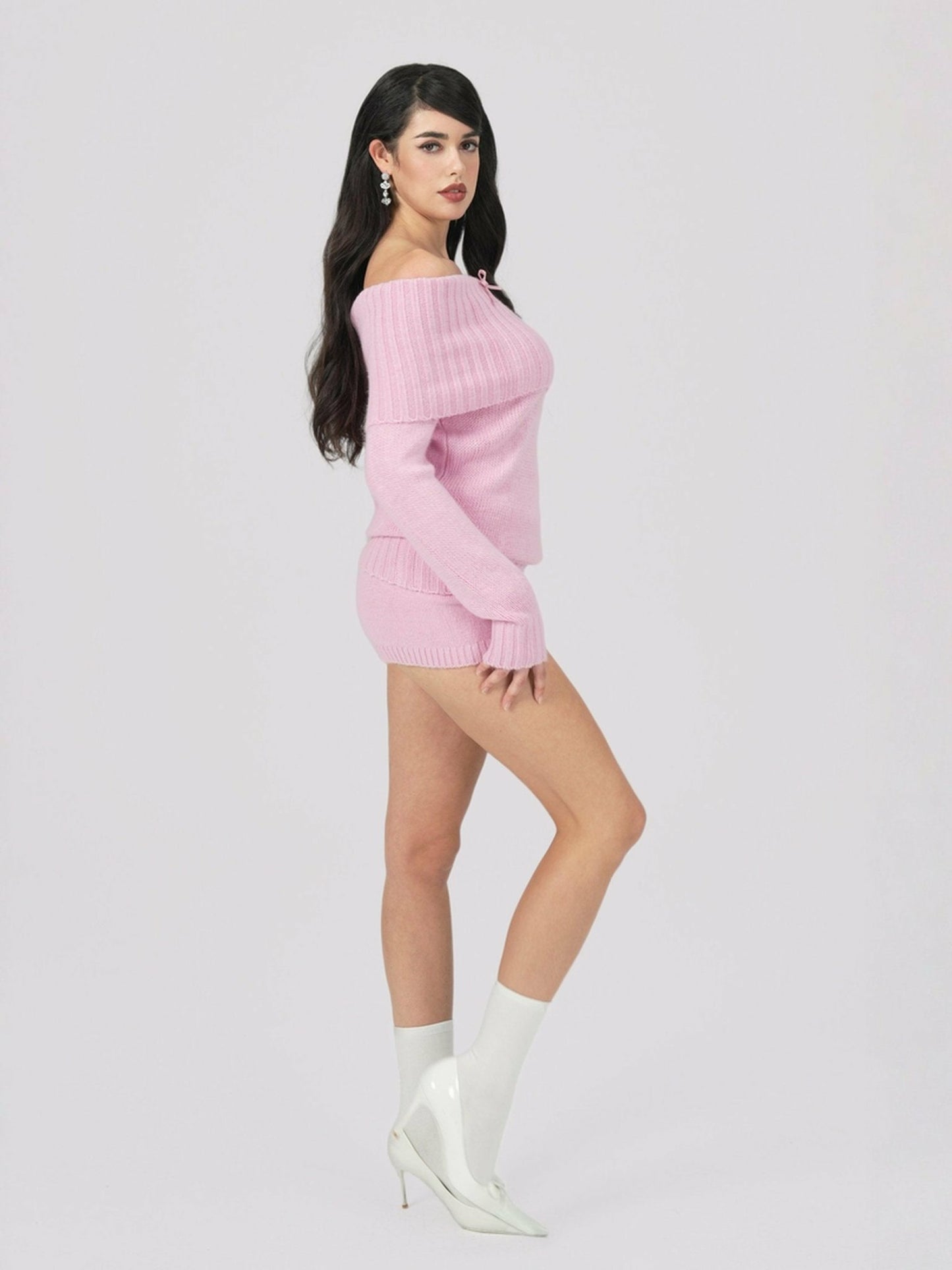Nana Jacqueline Alice Top: Pink Knit Top for Brunch Pink