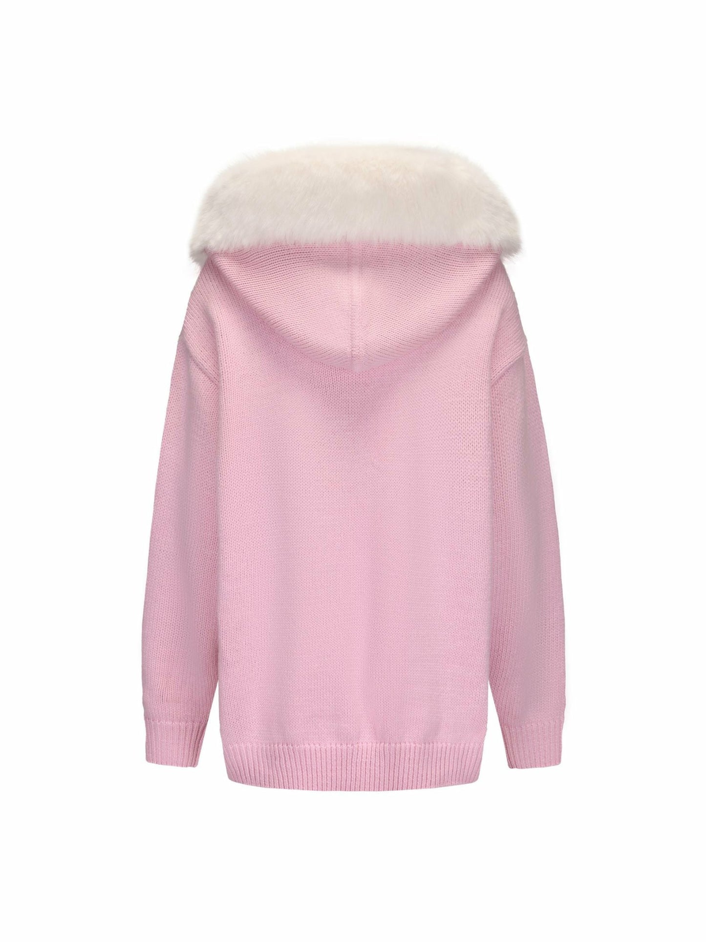 Nana Jacqueline Ava Fur Sweatshirt: Pink Sweatshirt for Ski Trip Pink