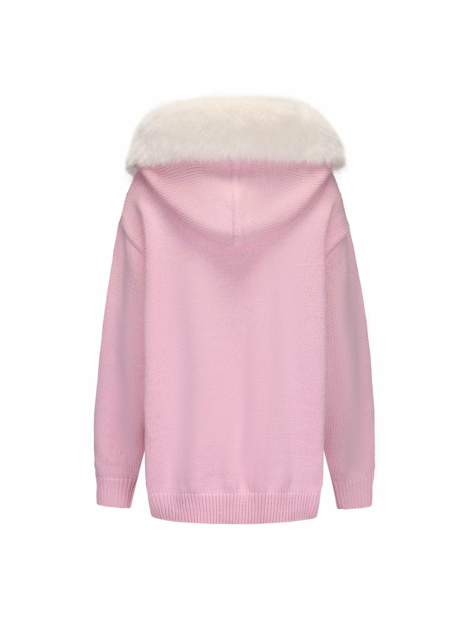Nana Jacqueline Ava Fur Sweatshirt: Pink Sweatshirt for Ski Trip Pink