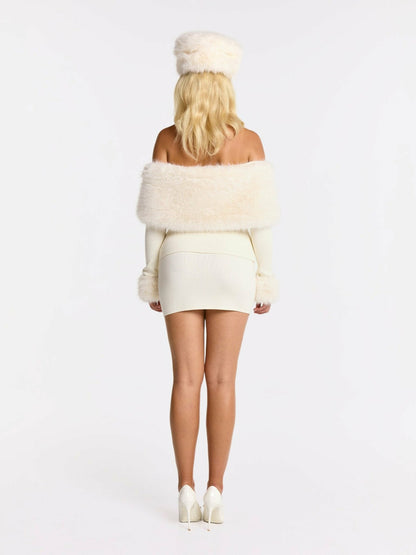 Nana Jacqueline Nadine Top: White Top for Wedding After-Party White