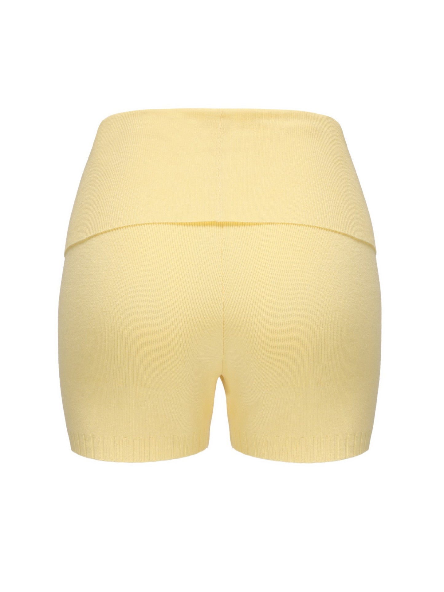 Nana Jacqueline Holly Shorts: Yellow Shorts for Resort Vacation Yellow