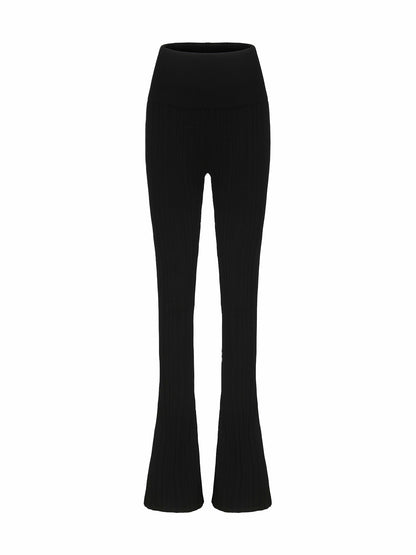 Nana Jacqueline Janelle Knit Pants: Black Knit Pants for Resort Brunch Black