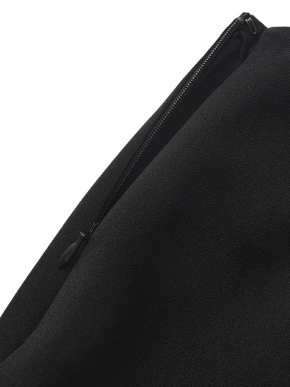 Nana Jacqueline Alina Straight Mini Black Skirt Black
