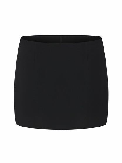 Nana Jacqueline Alina Straight Mini Black Skirt Black