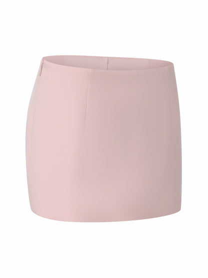 Nana Jacqueline Alina Straight Mini Pink Skirt Pink