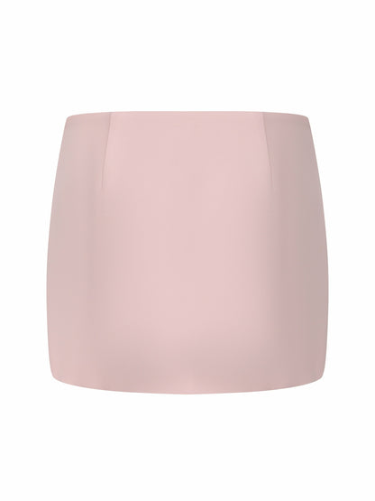 Nana Jacqueline Alina Straight Mini Pink Skirt Pink
