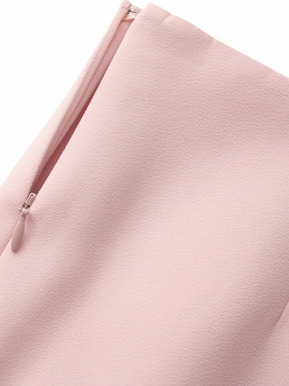 Nana Jacqueline Alina Straight Mini Pink Skirt Pink