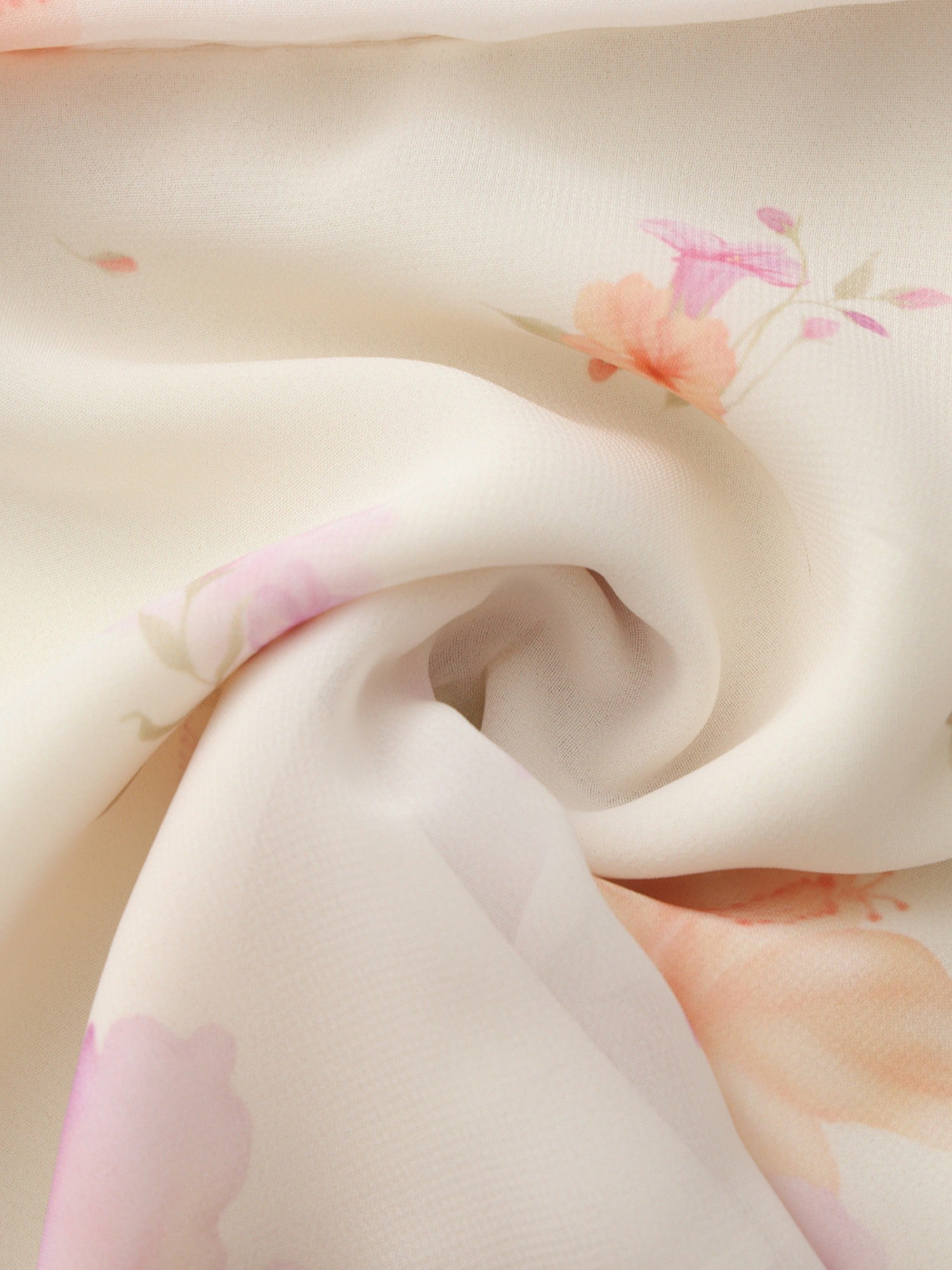 Nana Jacqueline Ophelia Rosette Floral Ivory Skirt Beige