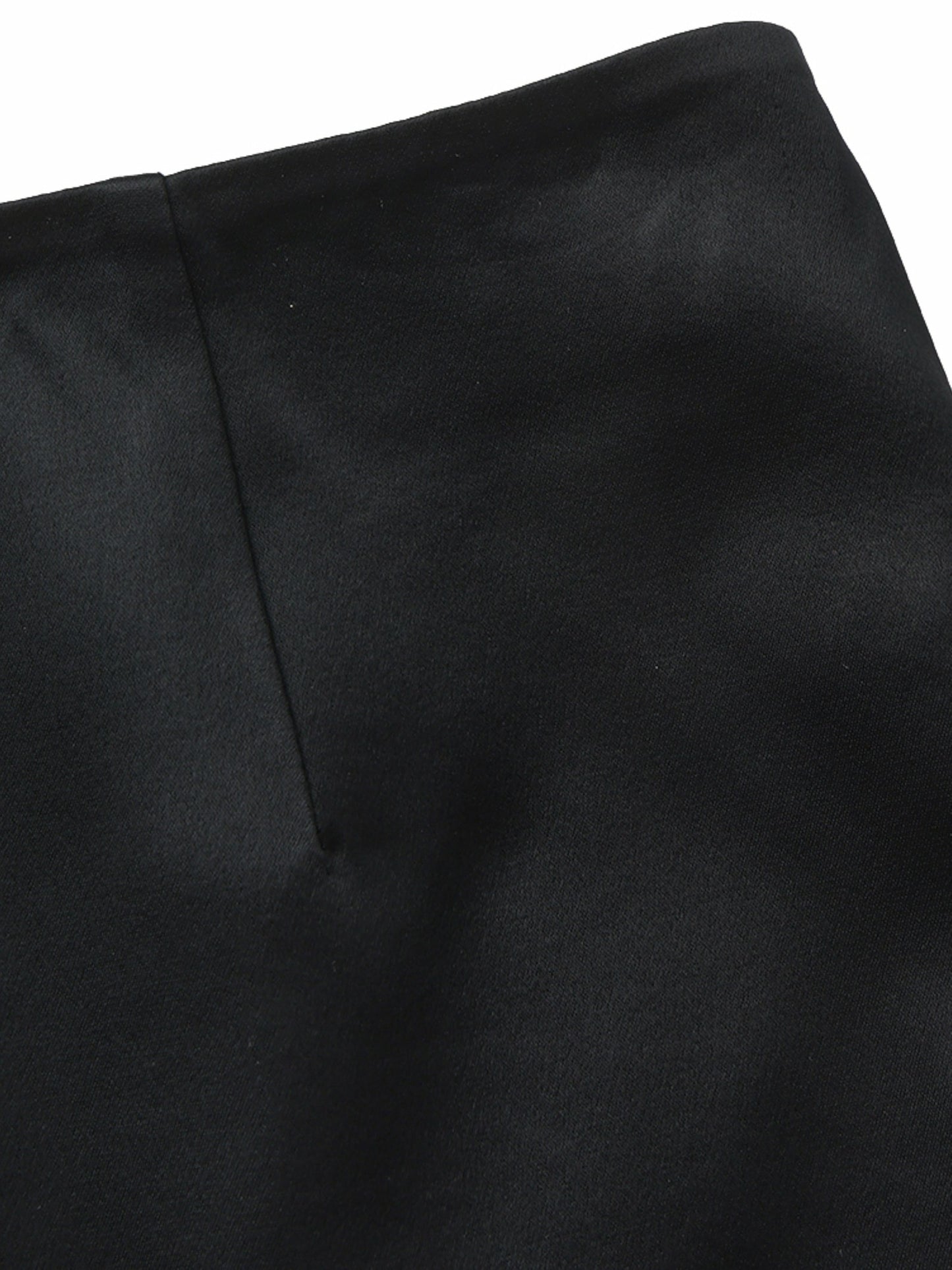Nana Jacqueline Ayla Satin Mini Black Skirt Black
