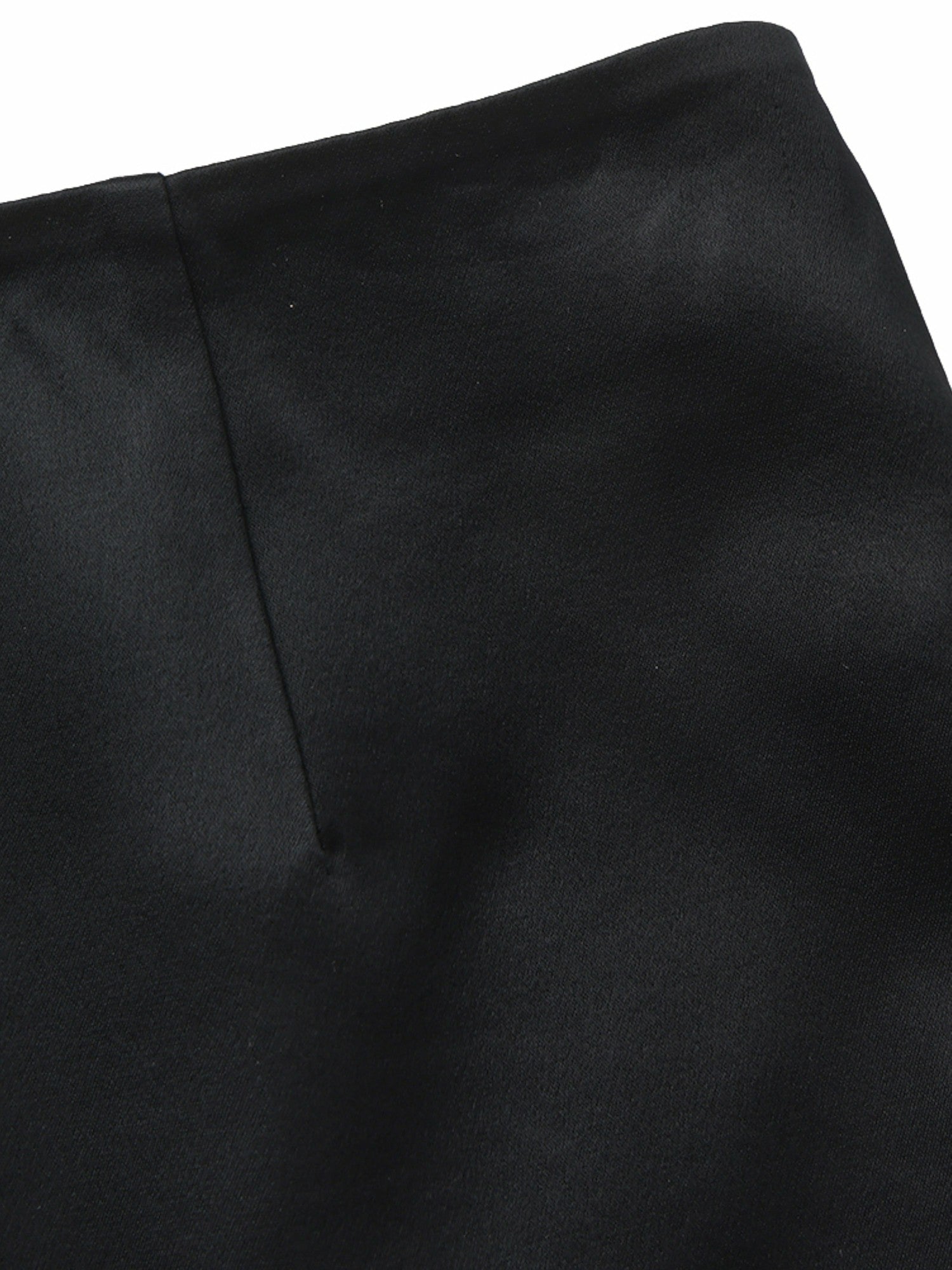 Nana Jacqueline Ayla Satin Mini Black Skirt Black
