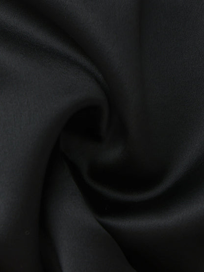 Nana Jacqueline Ayla Satin Mini Black Skirt Black
