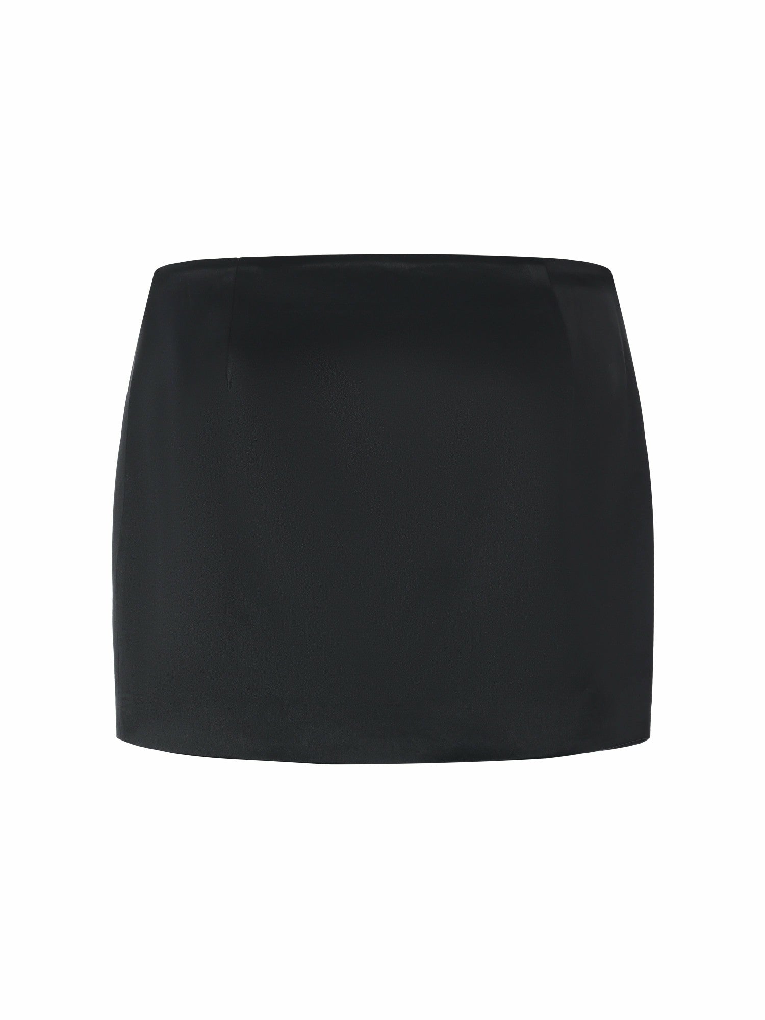 Nana Jacqueline Ayla Satin Mini Black Skirt Black