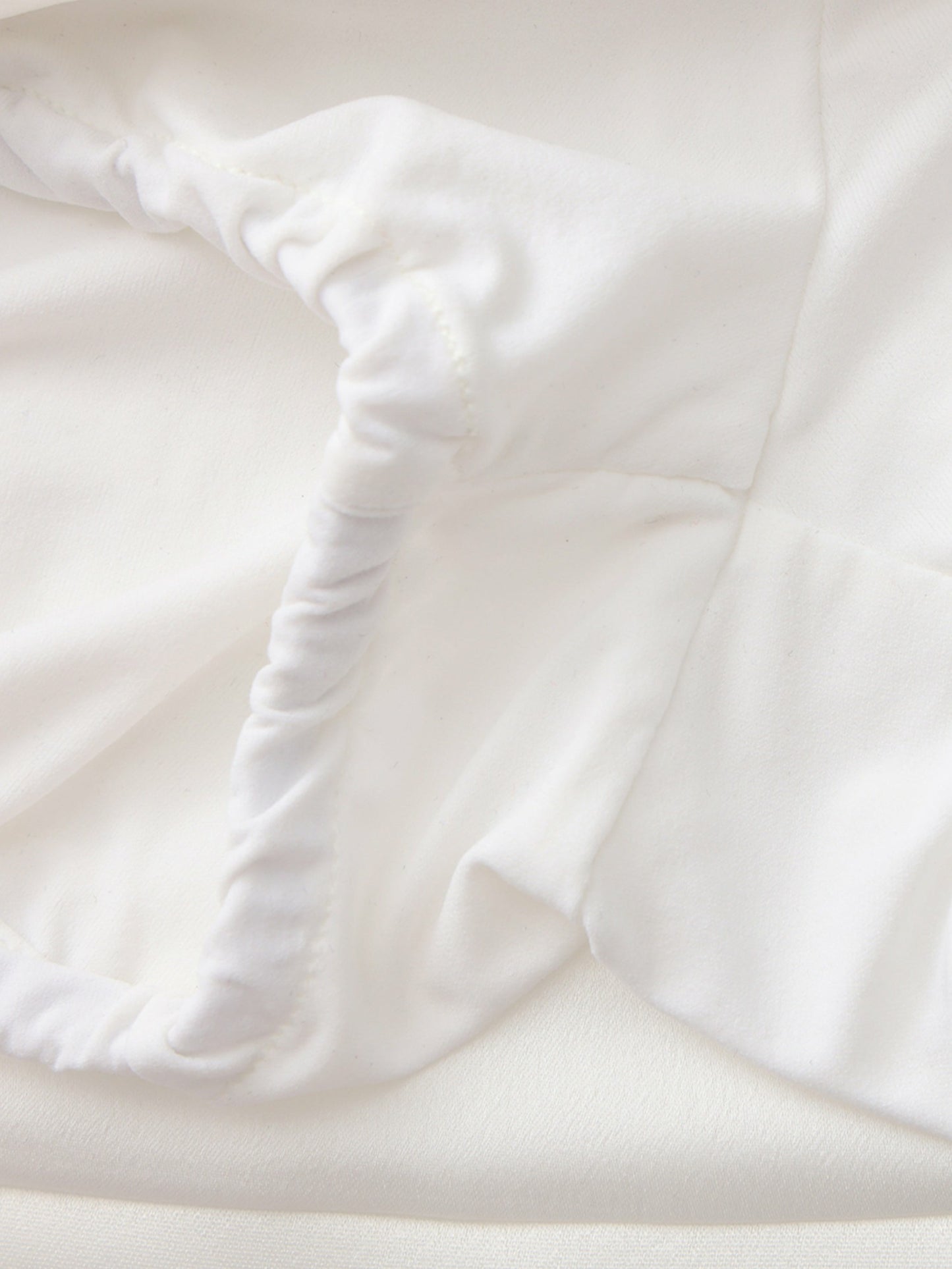Nana Jacqueline Ayla A-Line Satin White Skirt White