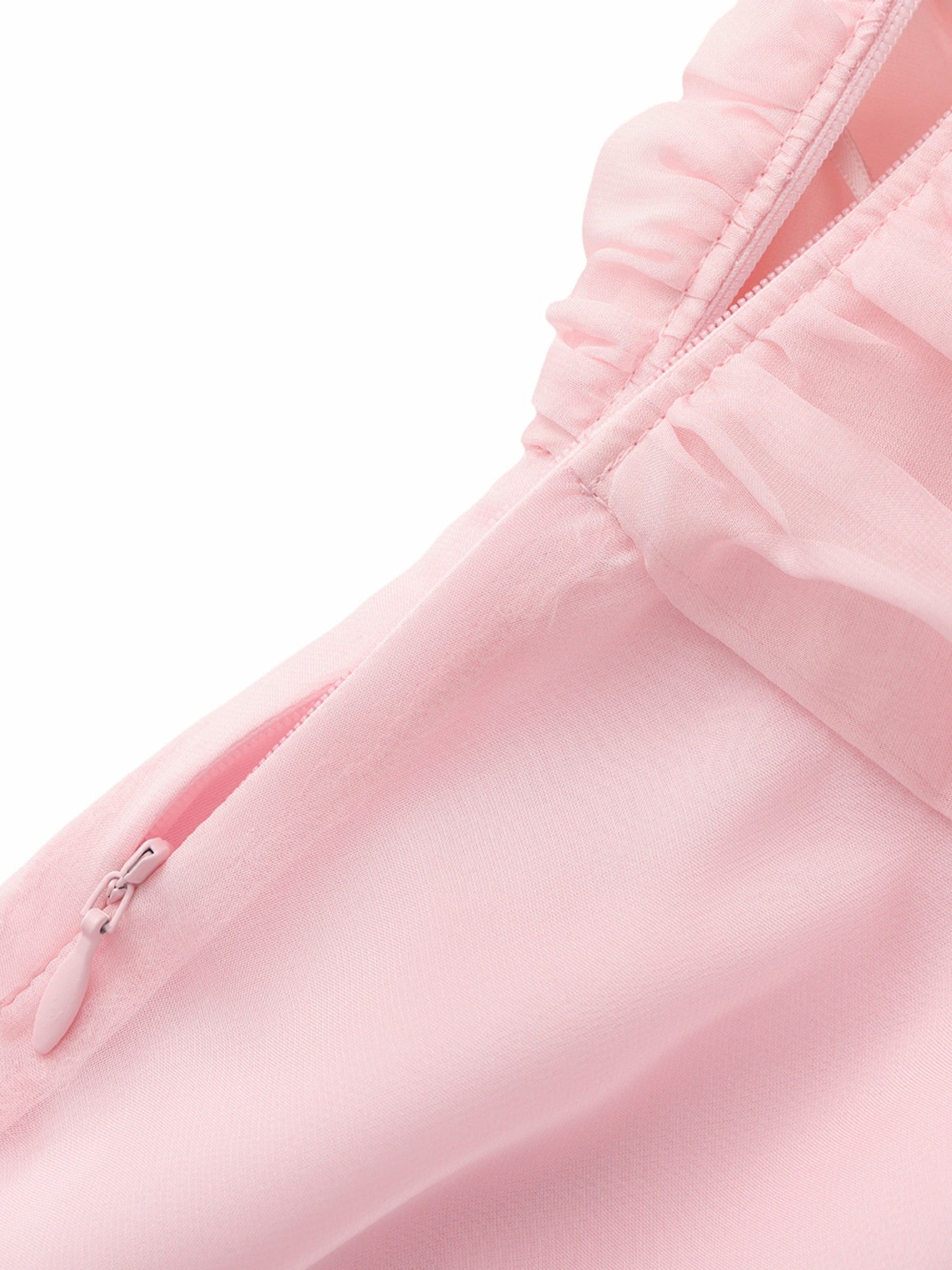 Nana Jacqueline Ophelia Rosette Ruched Pink Skirt Pink