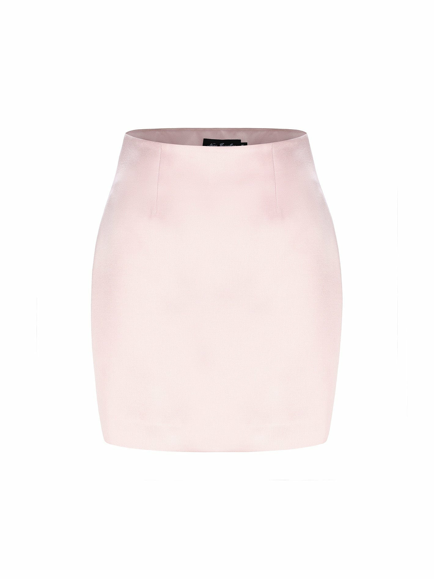Nana Jacqueline Cassandra Skirt: Pink Satin Skirt for Date Night Pink