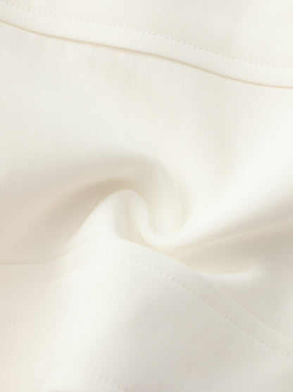 Nana Jacqueline Lou Double-Belt Buckle White Skort White